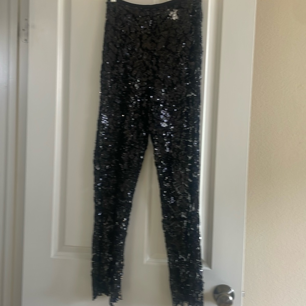 Sequin trousers